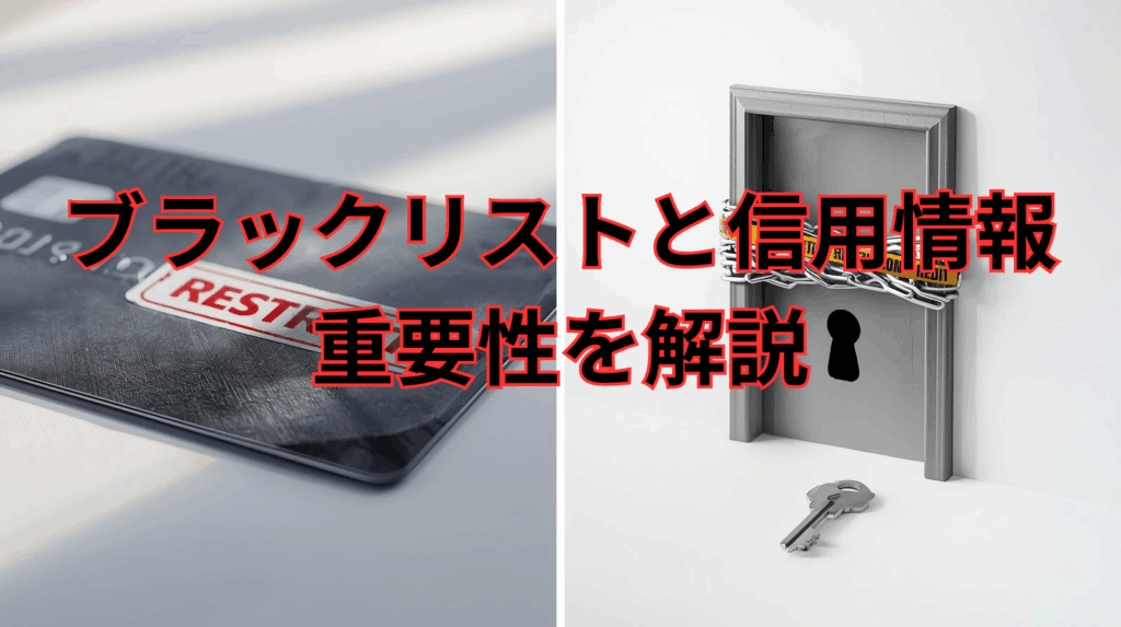 ブラックリストとは？信用情報の重要性を徹底解説