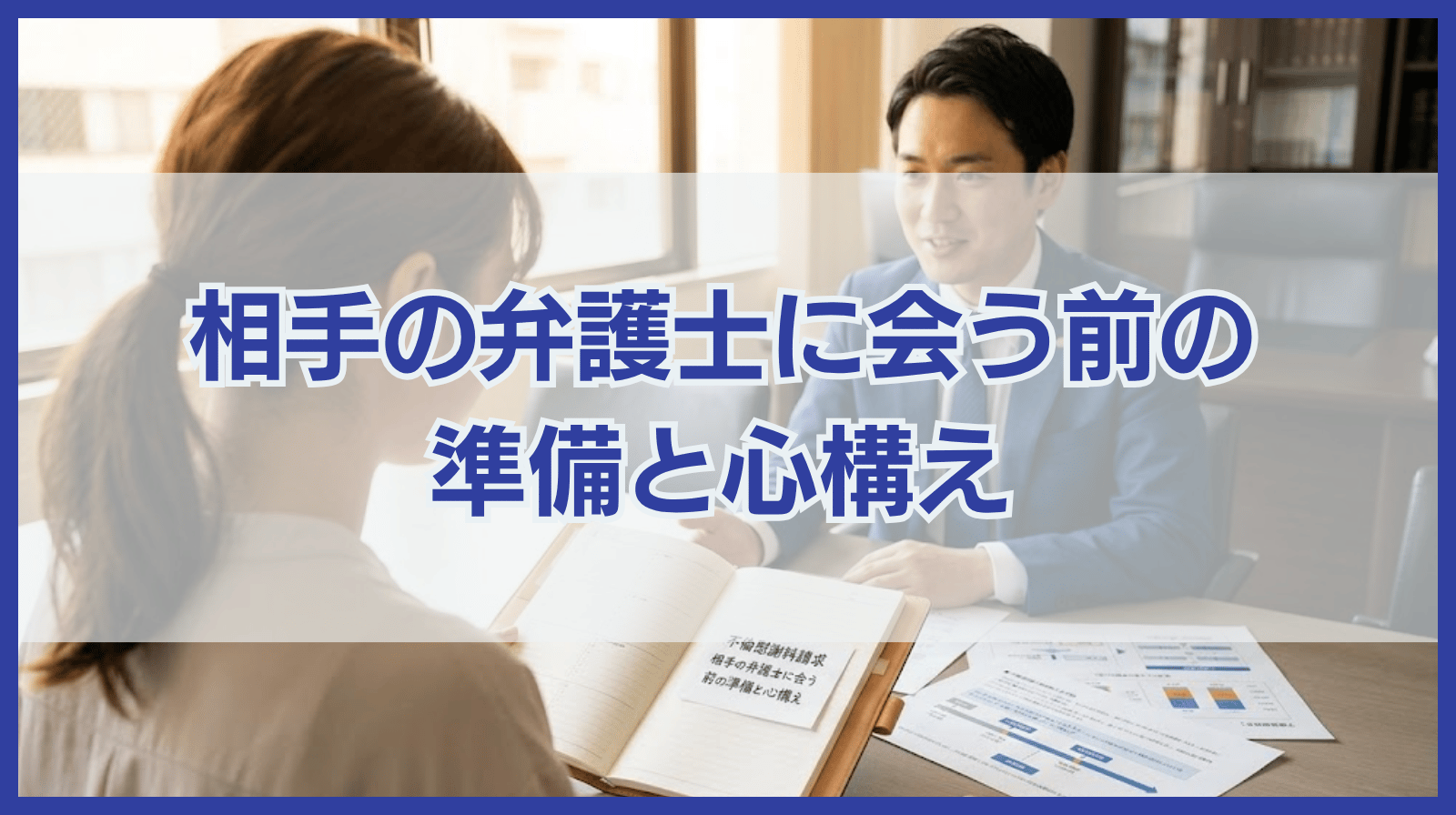 不安を解消！相手の弁護士に会う前に知っておきたい事前準備と心構え
