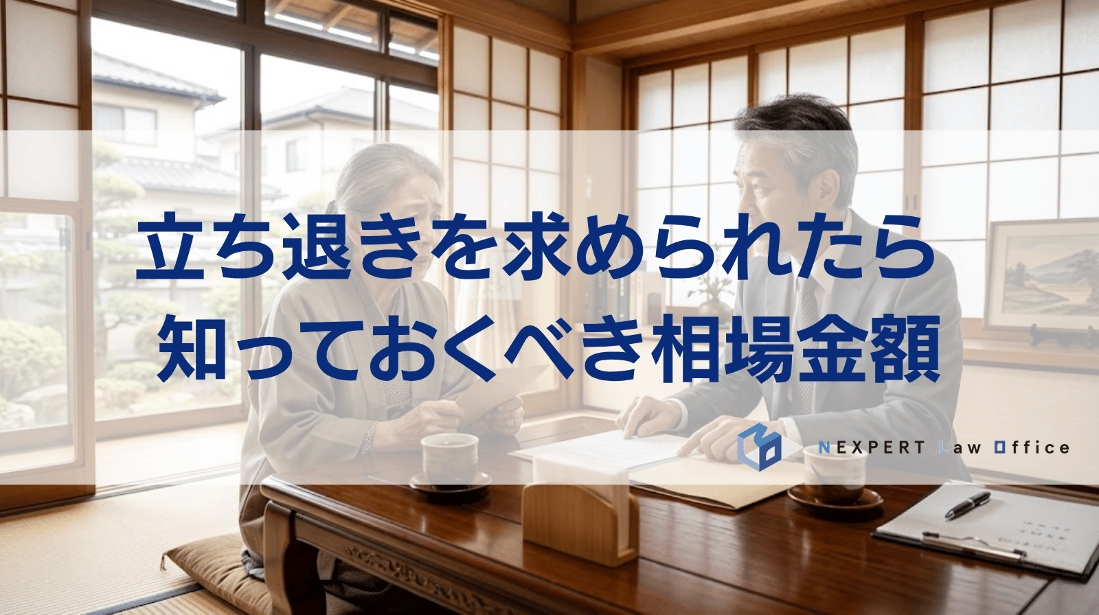 立ち退きを求められたら知っておくべき立ち退き料の相場の金額を解説