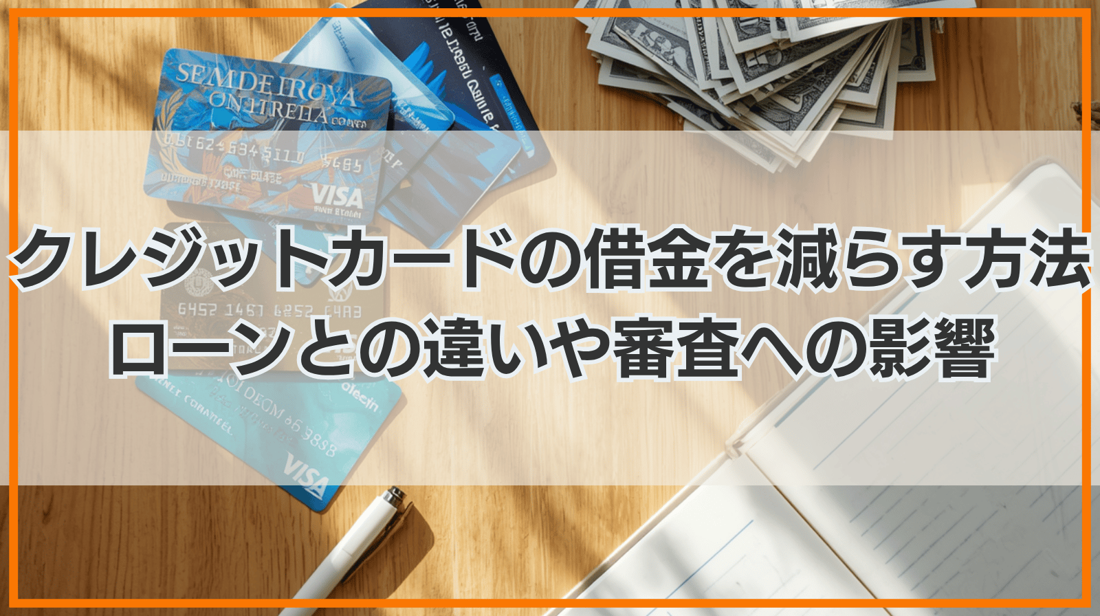 クレジットカードの借金が返せない！減らす方法やローンとの違い、審査への影響