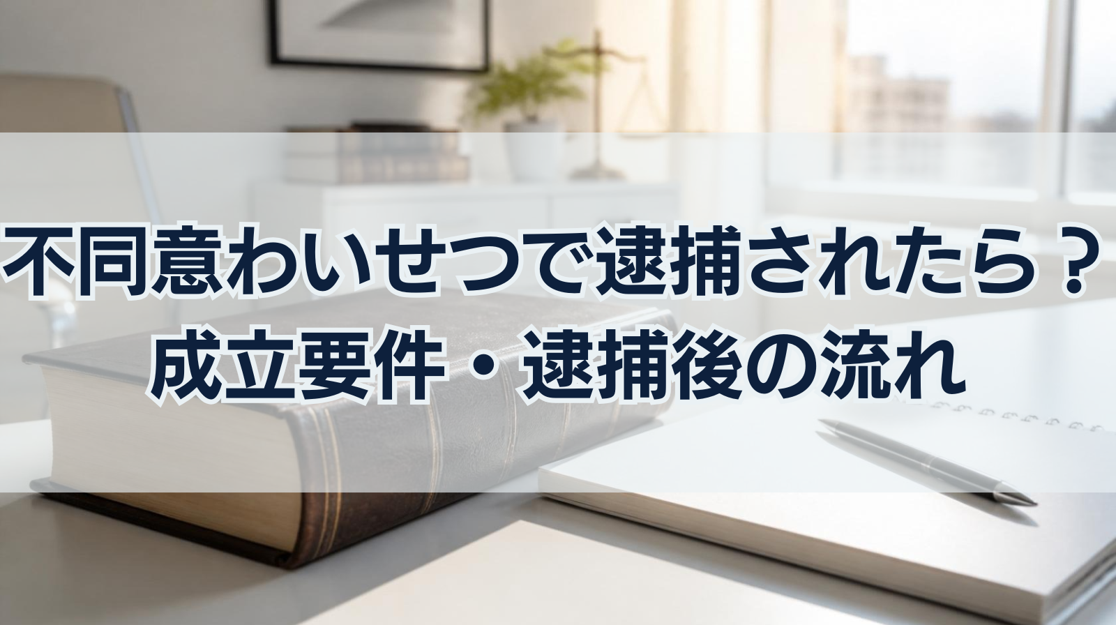 不同意わいせつで逮捕されたらどうなる？成立要件・逮捕後の流れ・弁護士に相談すべき理由を解説