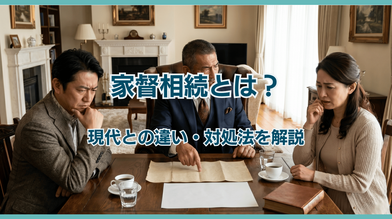 家督相続とは？現代との違いと権利を主張する長男への対処法を解説
