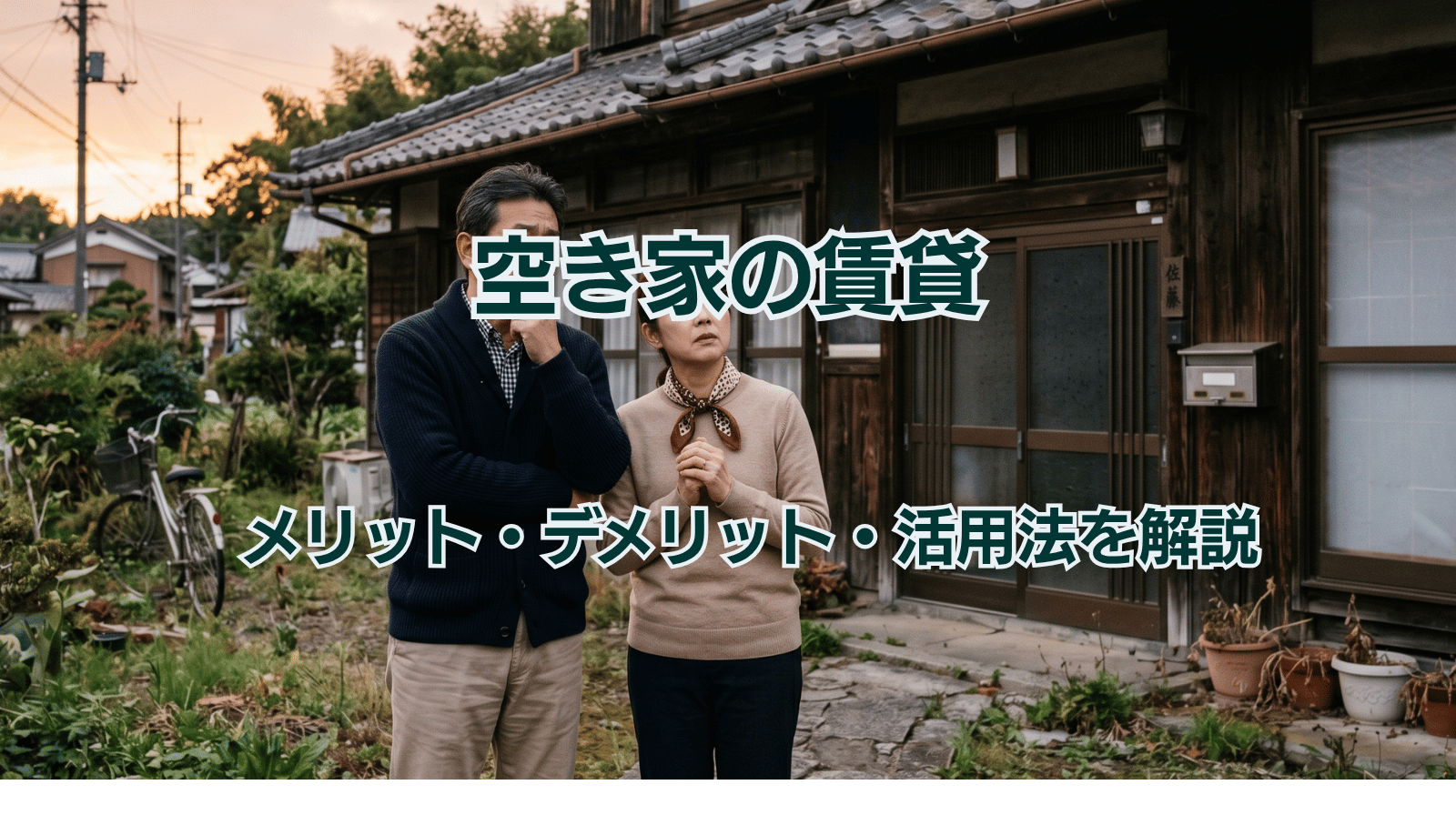 空き家賃貸のメリット・デメリットと活用法を解説