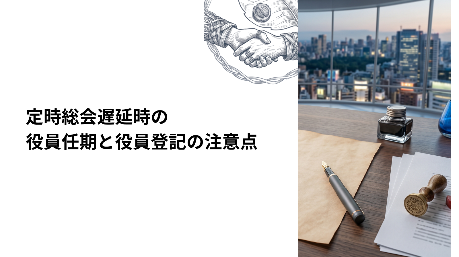 定時総会遅延時の役員任期と役員登記の注意点