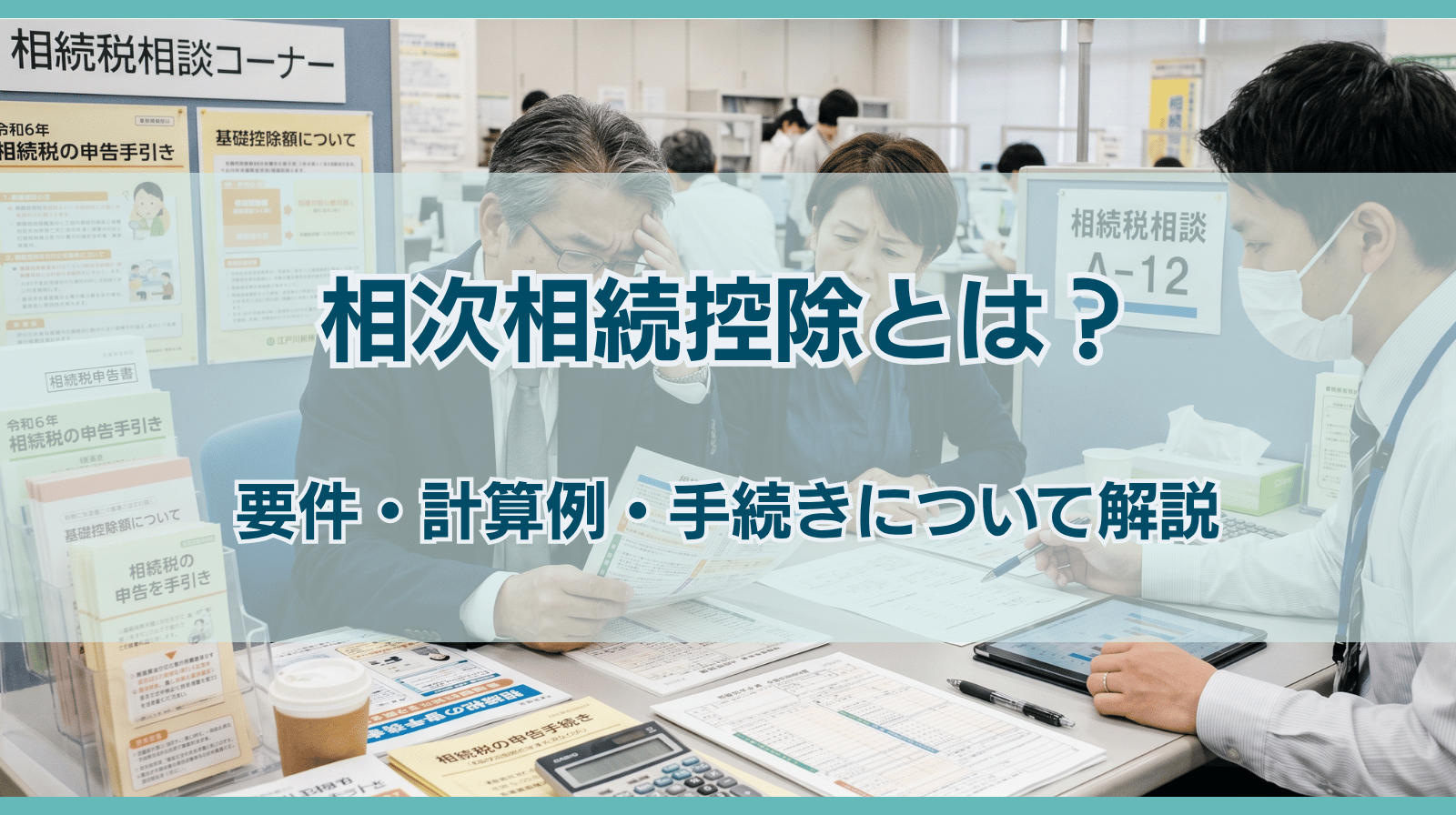 相次相続控除とは？要件・計算例・手続きを解説