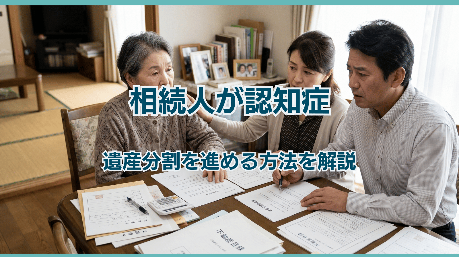 相続人が認知症で遺産分割が進まない！手続きと成年後見以外の対策