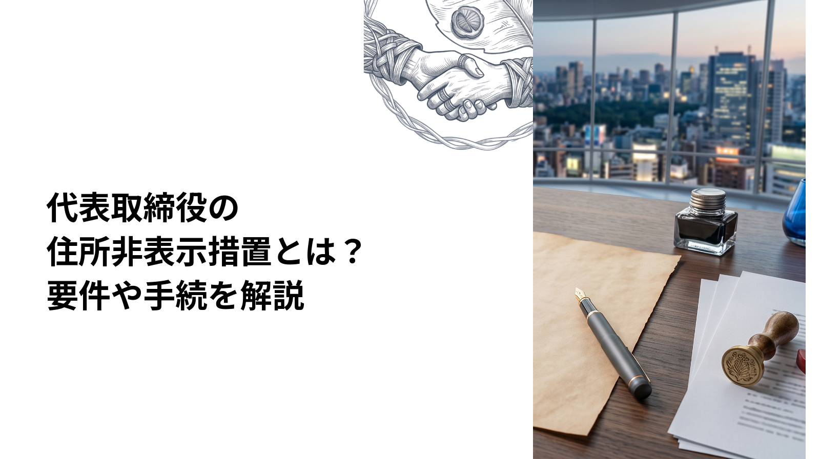 代表取締役の住所非表示措置とは？要件や手続を弁護士が解説