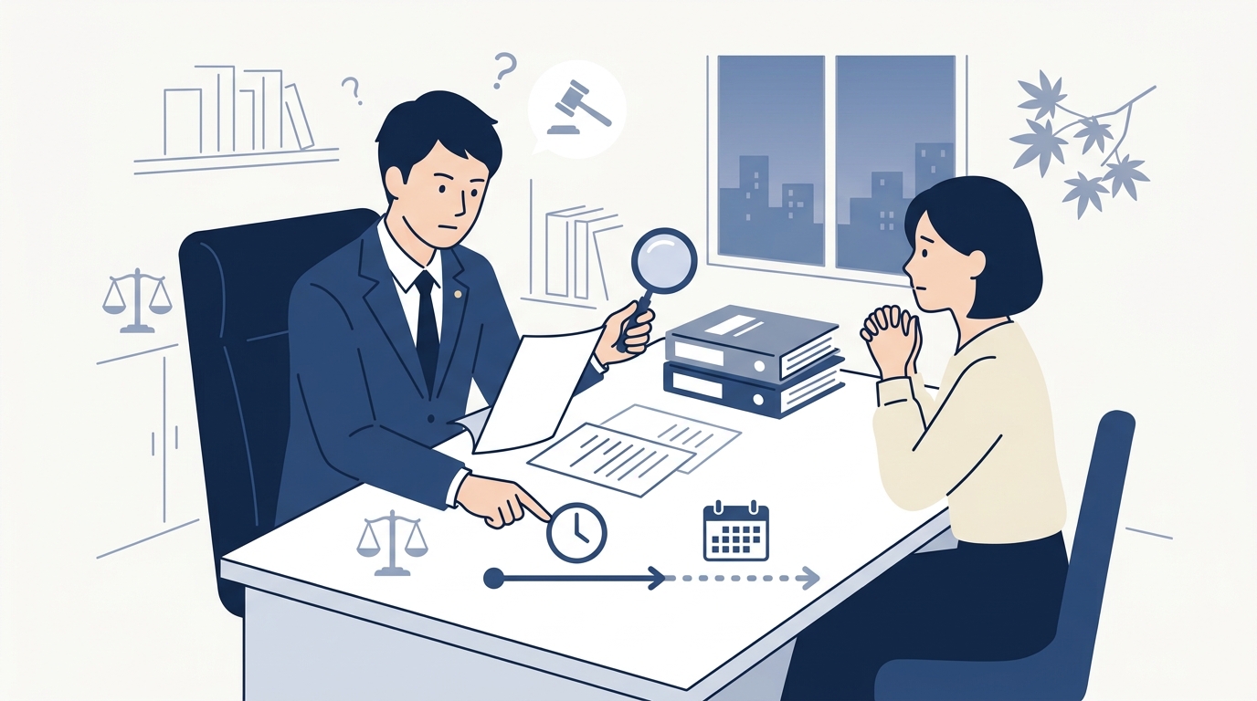 時効の判断や慰謝料の交渉において弁護士へ相談するメリット