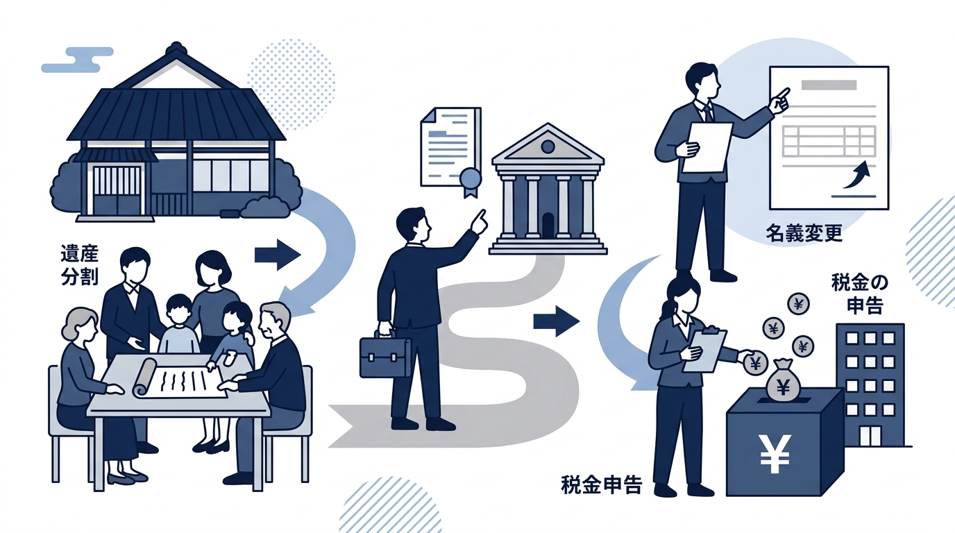 不動産相続手続きの全体的な流れと進め方