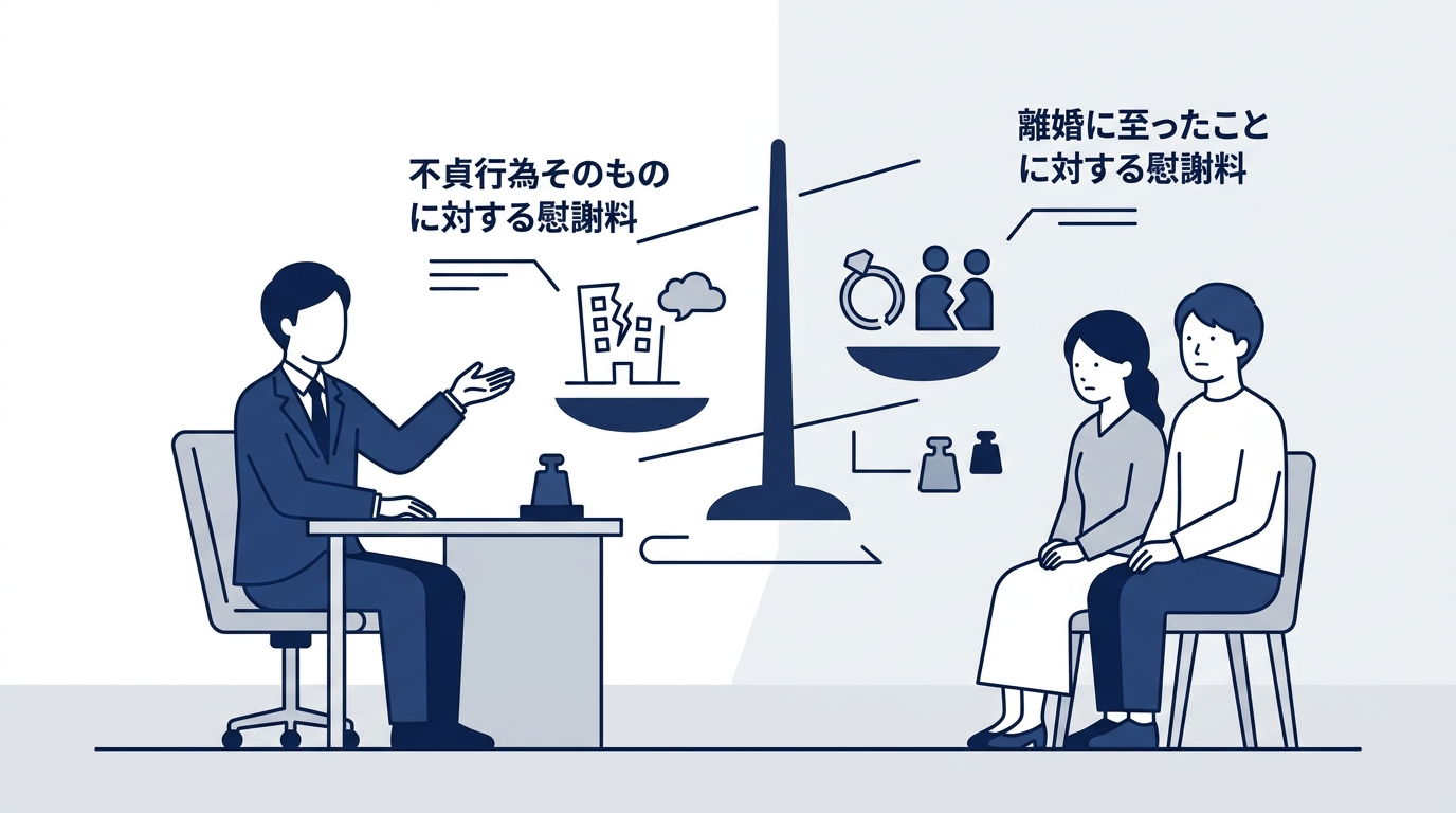 不倫相手に対する慰謝料請求の考え方