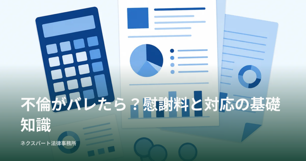 不倫がバレたら？慰謝料と対応の基礎知識