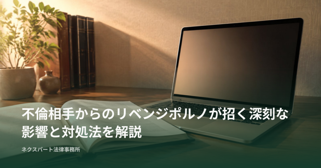 不倫相手からのリベンジポルノが招く深刻な影響と対処法を解説