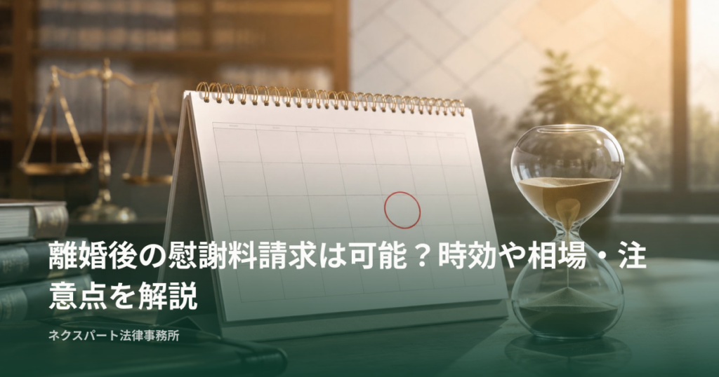離婚後の慰謝料請求は可能？時効や相場・注意点を解説