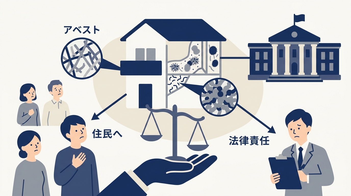 市営住宅のアスベスト見落とし問題とは｜行政の管理責任と住民の法的対応を弁護士が解説